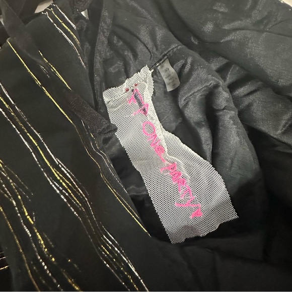 NWT Free People One Black Lace/metallic Aurella Maxi Dress black S - Picture 11 of 13